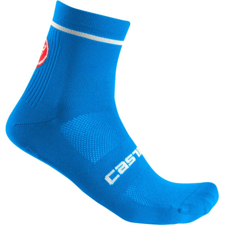 Castelli - Sosete Ciclism - Entrata 9 Sock - Alb