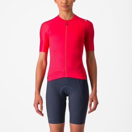 Castelli - Tricou Ciclism Maneca Scurta Tailored Fit - Espresso W Jersey - Portocaliu