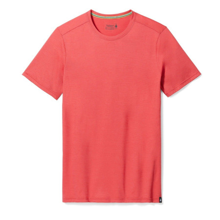 Smartwool - Tricou Sport Barbati Maneca Scurta Short Sleeve Tee Slim Fit Tee - Rosu Deschis Pamant