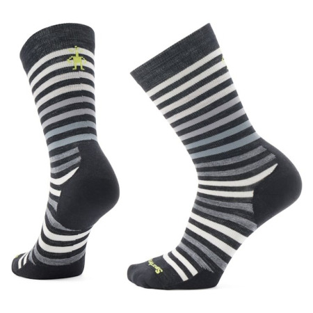 Smartwool - Sosete - Everyday Spruce Street Crew - Negru Alb