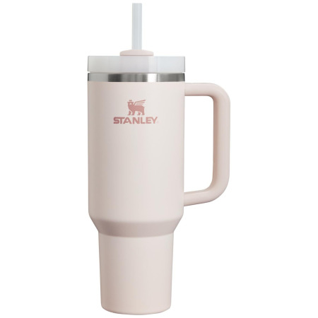 Stanley - Termos Tip Sticla Cu Pai - Quencher H2.0 Flowstate Tumbler - Rose Quartz - 1.18 L