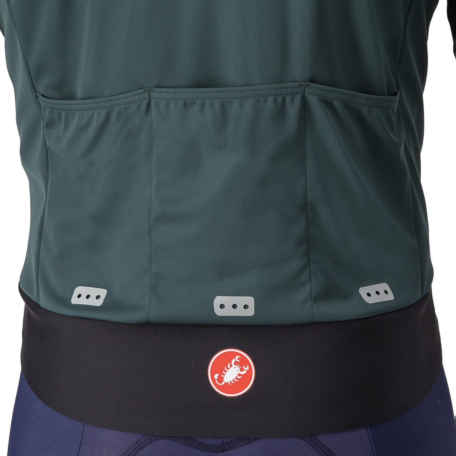 Castelli - Jacheta ciclism vreme rece sau iarna, Alpha Doppio RoS Jacket - verde inchis rover negru
