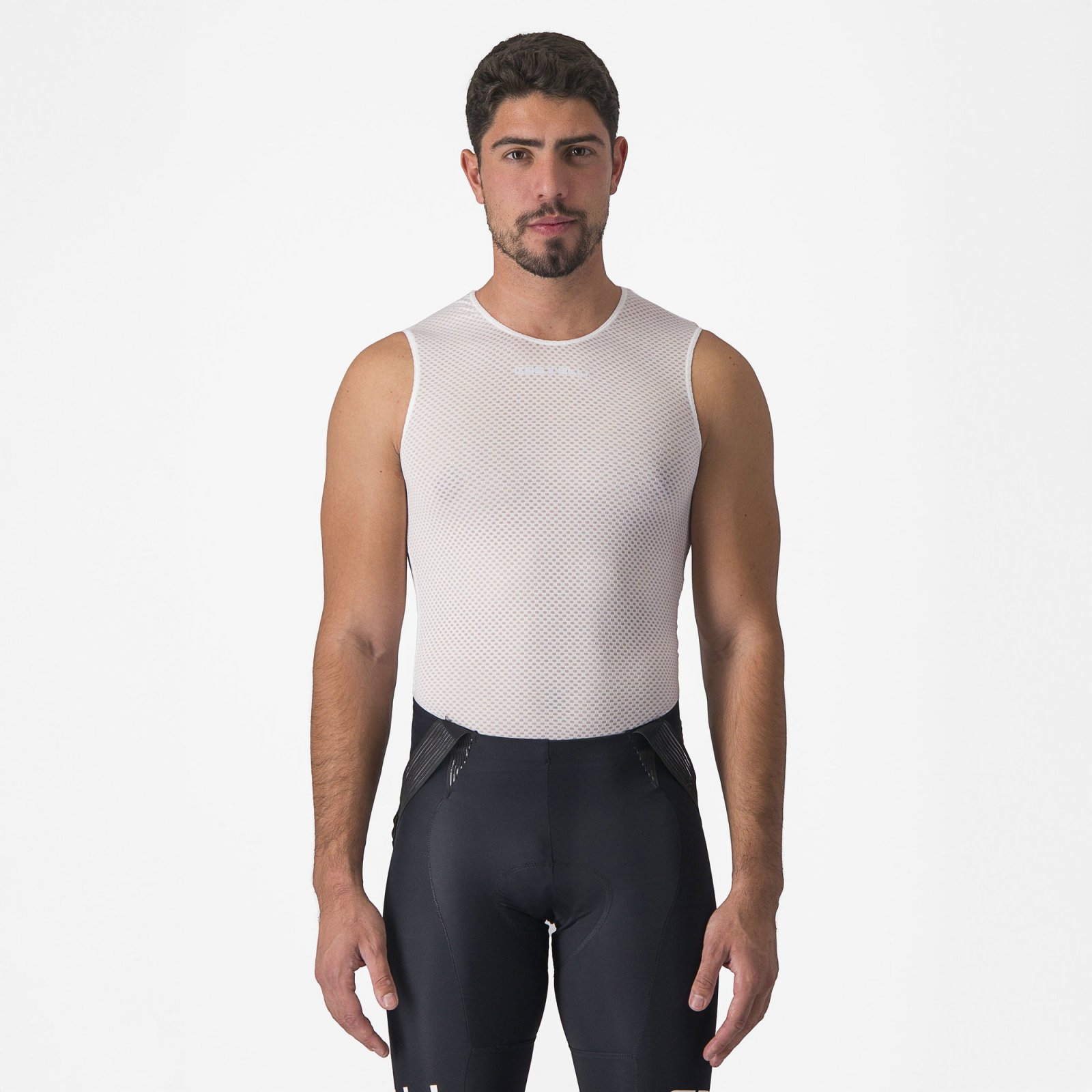 Castelli - bluza de corp fara maneci - Pro Mesh 2.0 Sleeveless - 15-28 gr C - alb