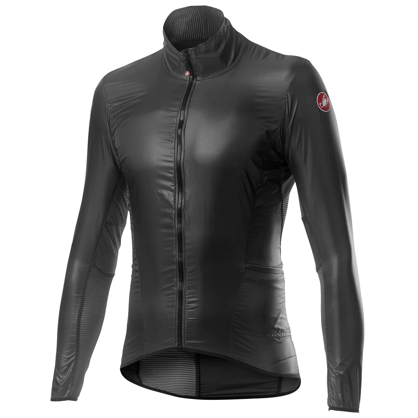 Castelli - jacheta ciclism vreme rece sau vant Aria Shell jacket - gri antracit