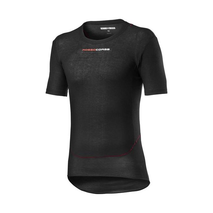 Castelli bluza de corp cu maneca scurta Prosecco Tech Short Sleeve - negru