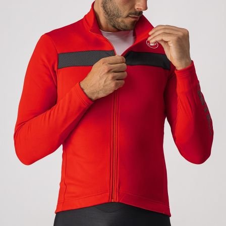 Castelli - tricou maneca lunga 14-20 gr C - Puro 3 FZ - rosu
