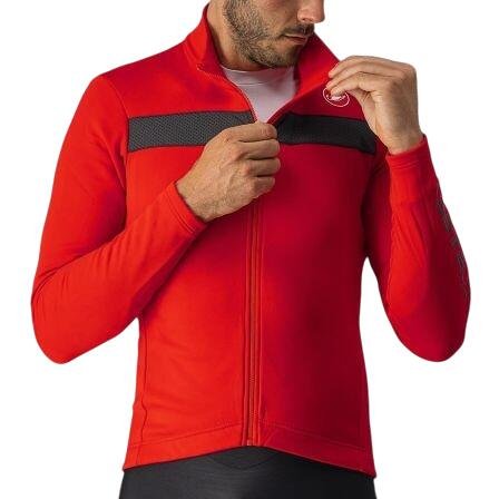Castelli - tricou maneca lunga 14-20 gr C - Puro 3 FZ - rosu