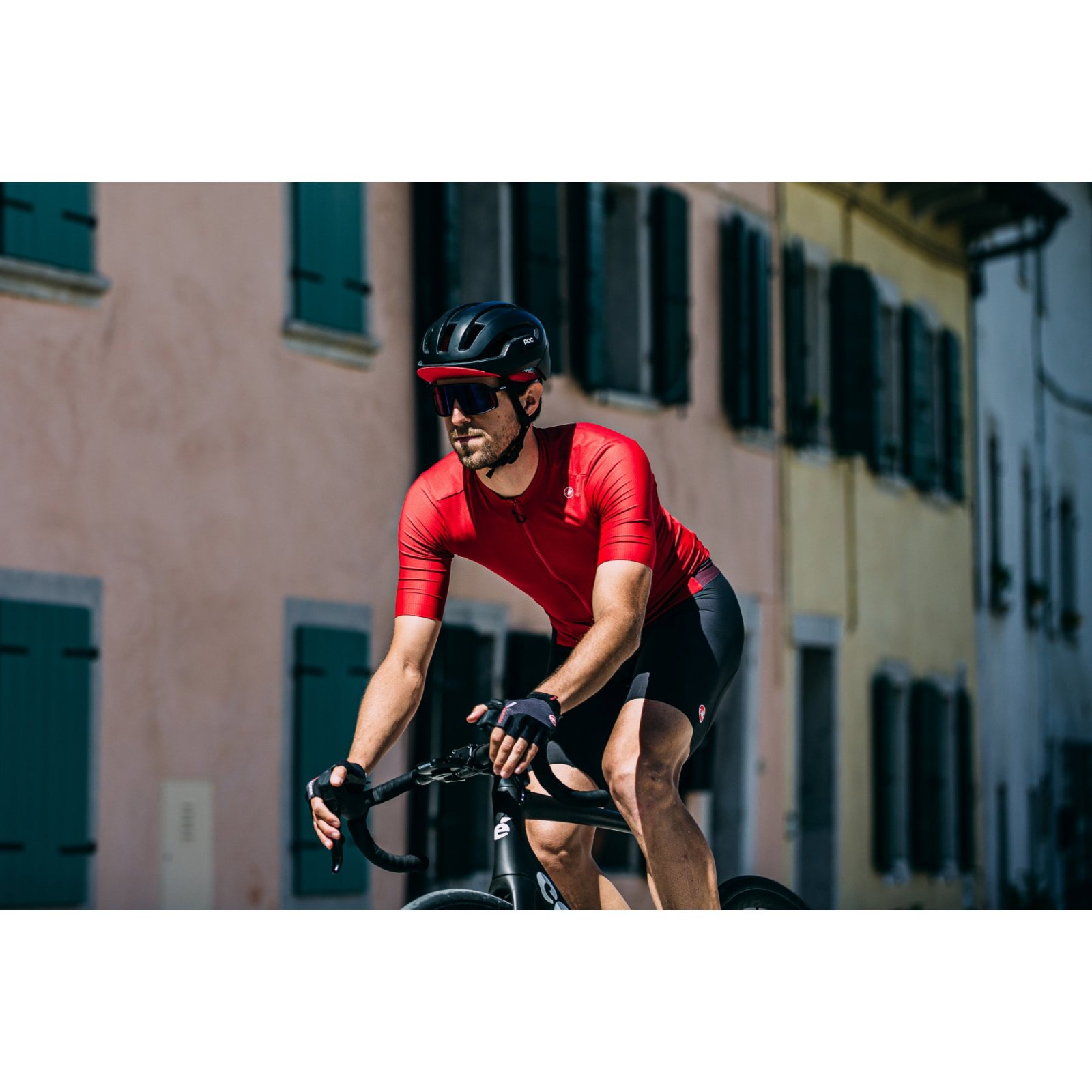 Castelli - tricou ciclism cu maneca scurta pentru barbati Espresso Jersey - galben lime electric