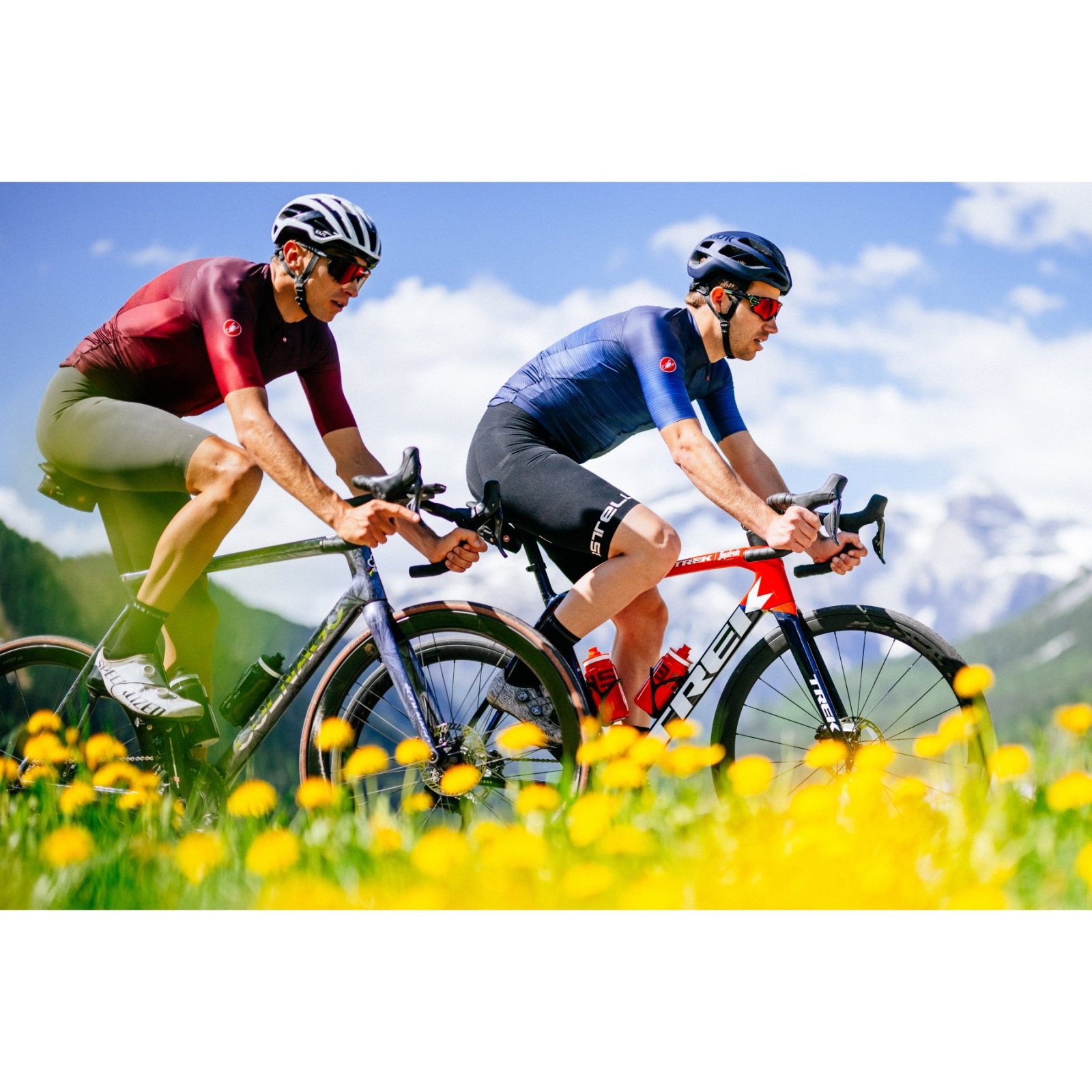 Castelli - pantaloni scurti ciclism barbati Free Aero RC Classic Bibshort - negru alb