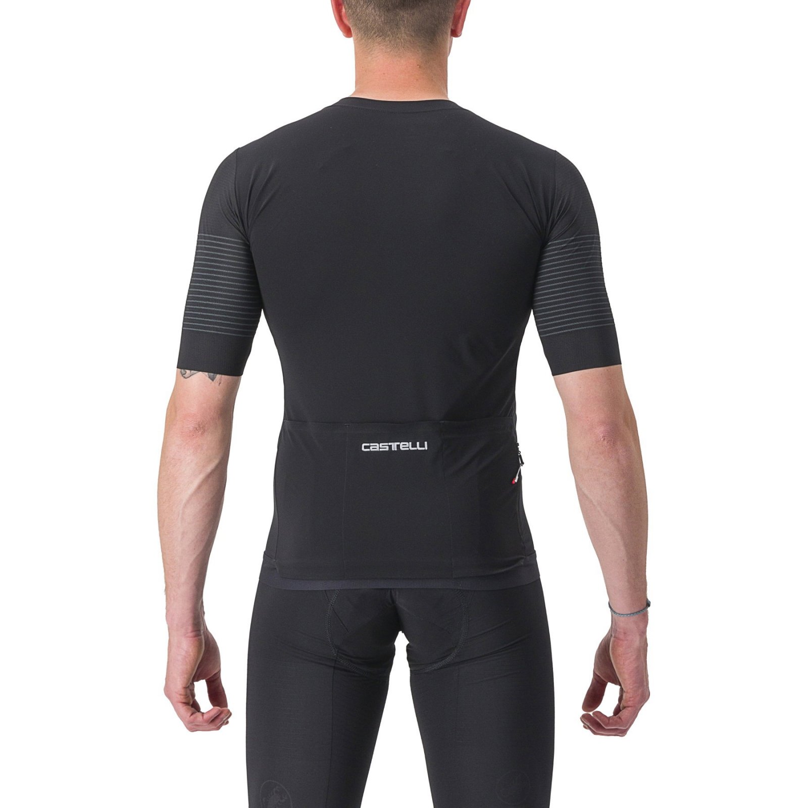 Castelli - tricou ciclism barbati, maneca scurta Premio jersey - negru