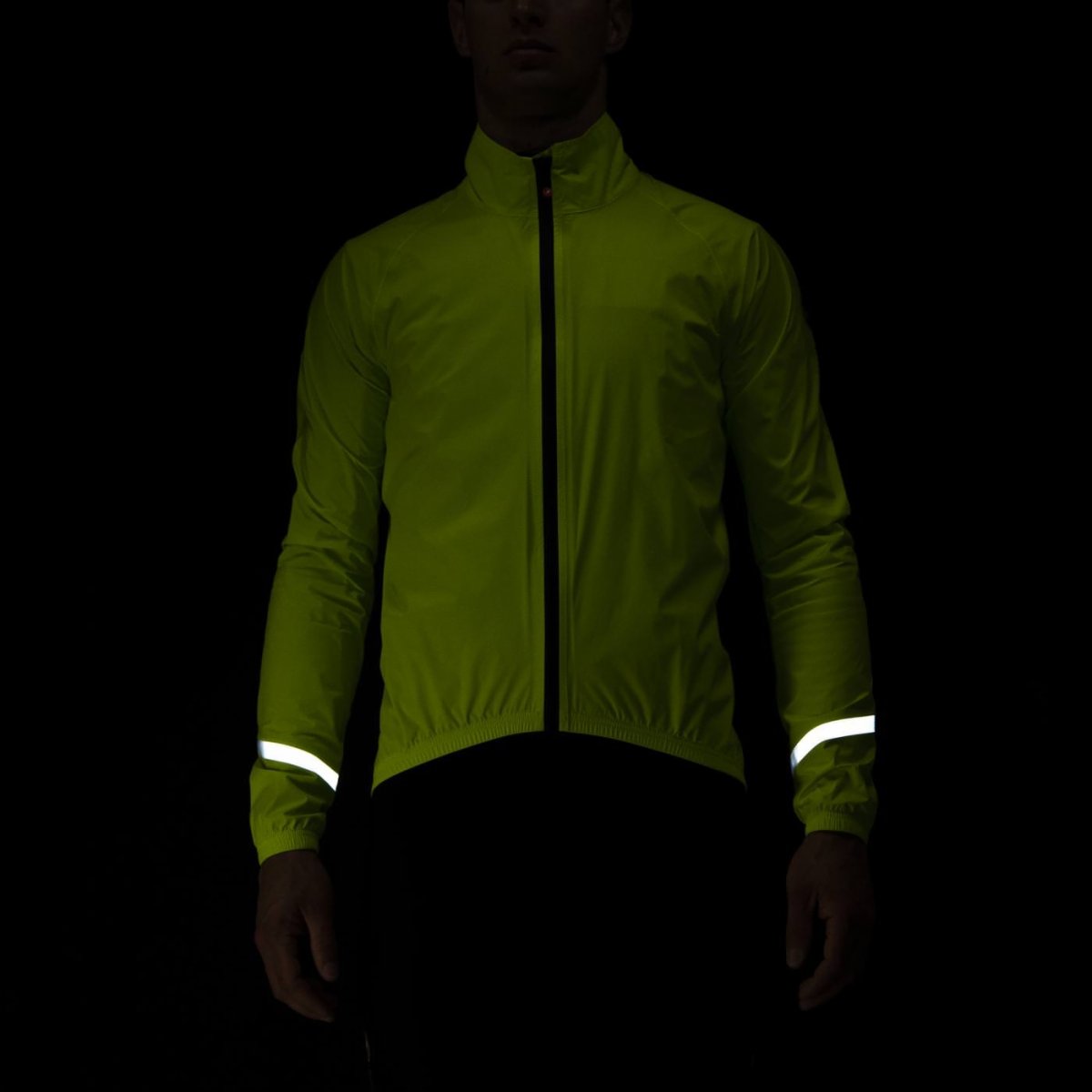 Castelli - Jacheta ciclism waterproof ploaie Emergency 2 Rainjacket - galben fluo