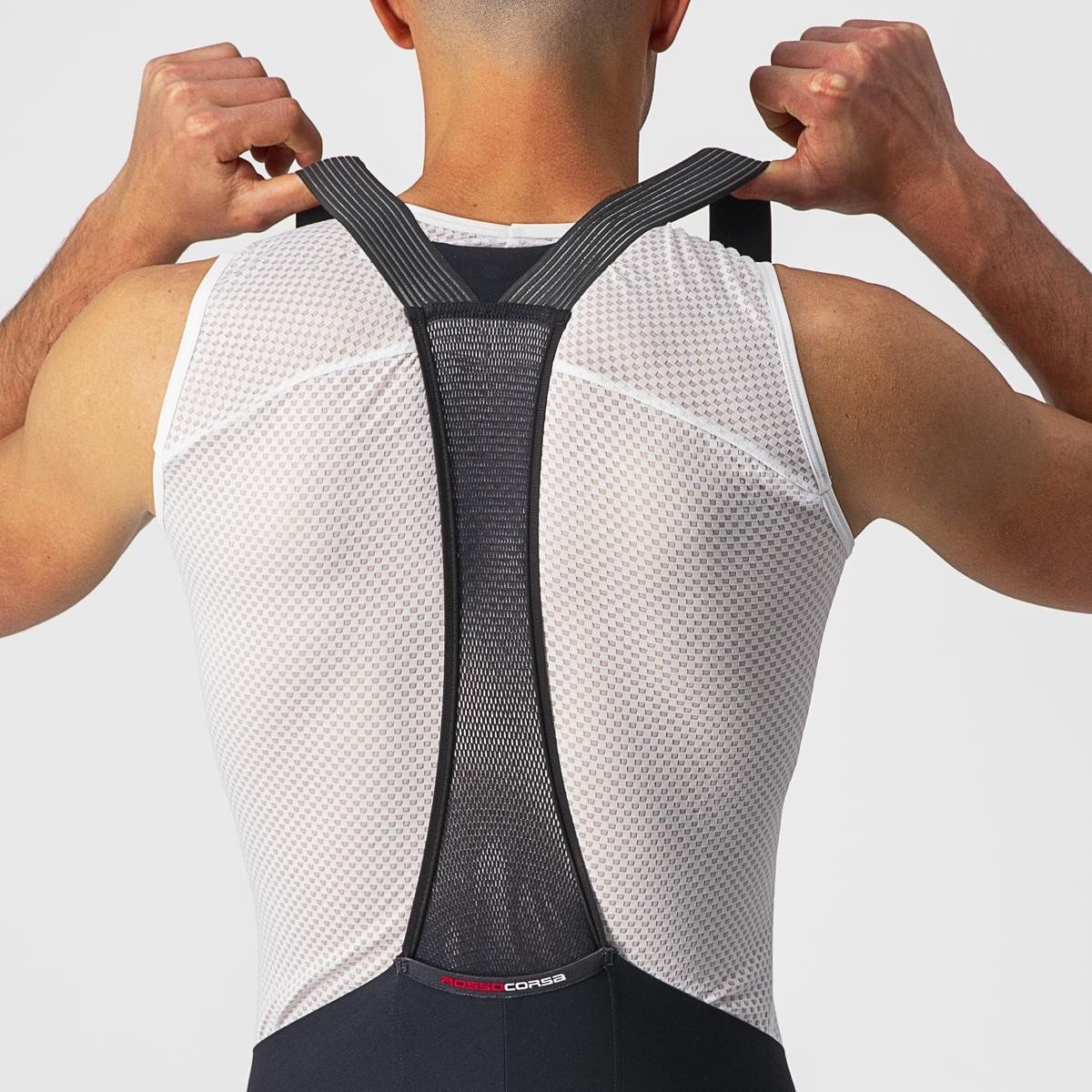 Castelli - Pantaloni ciclism scurti cu bretele Free Aero RC bibshorts - negru
