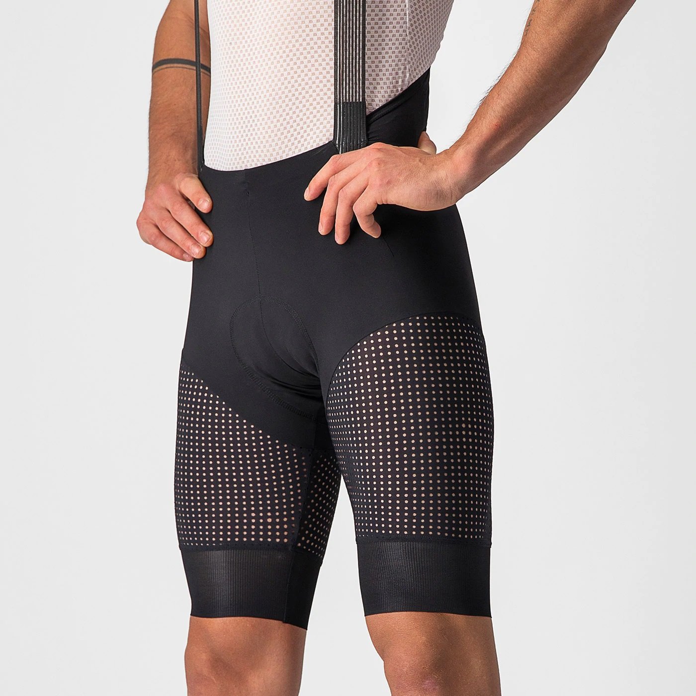 Castelli - subpantaloni ciclism cu bretele Unlimited Ultimate Liner - negru