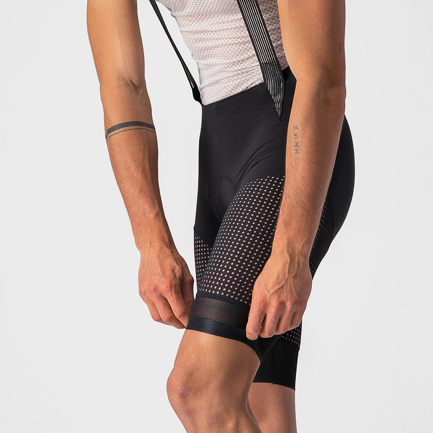 Castelli - subpantaloni ciclism cu bretele Unlimited Ultimate Liner - negru