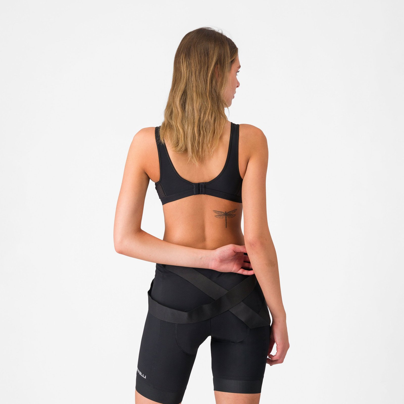 Castelli - bustiera ciclism - Rosso Corsa Bra - alb