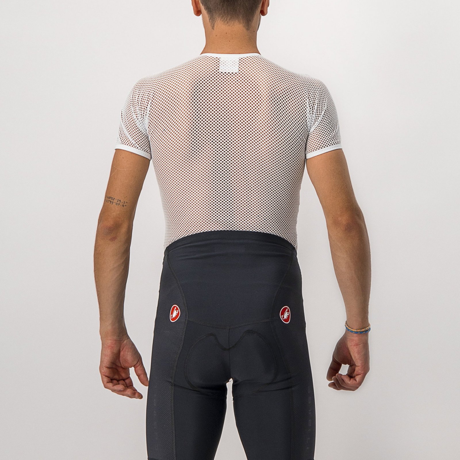 Castelli - bluza de corp cu maneca scurta - Core Mesh 3 SS - 20-30 gr C - alb