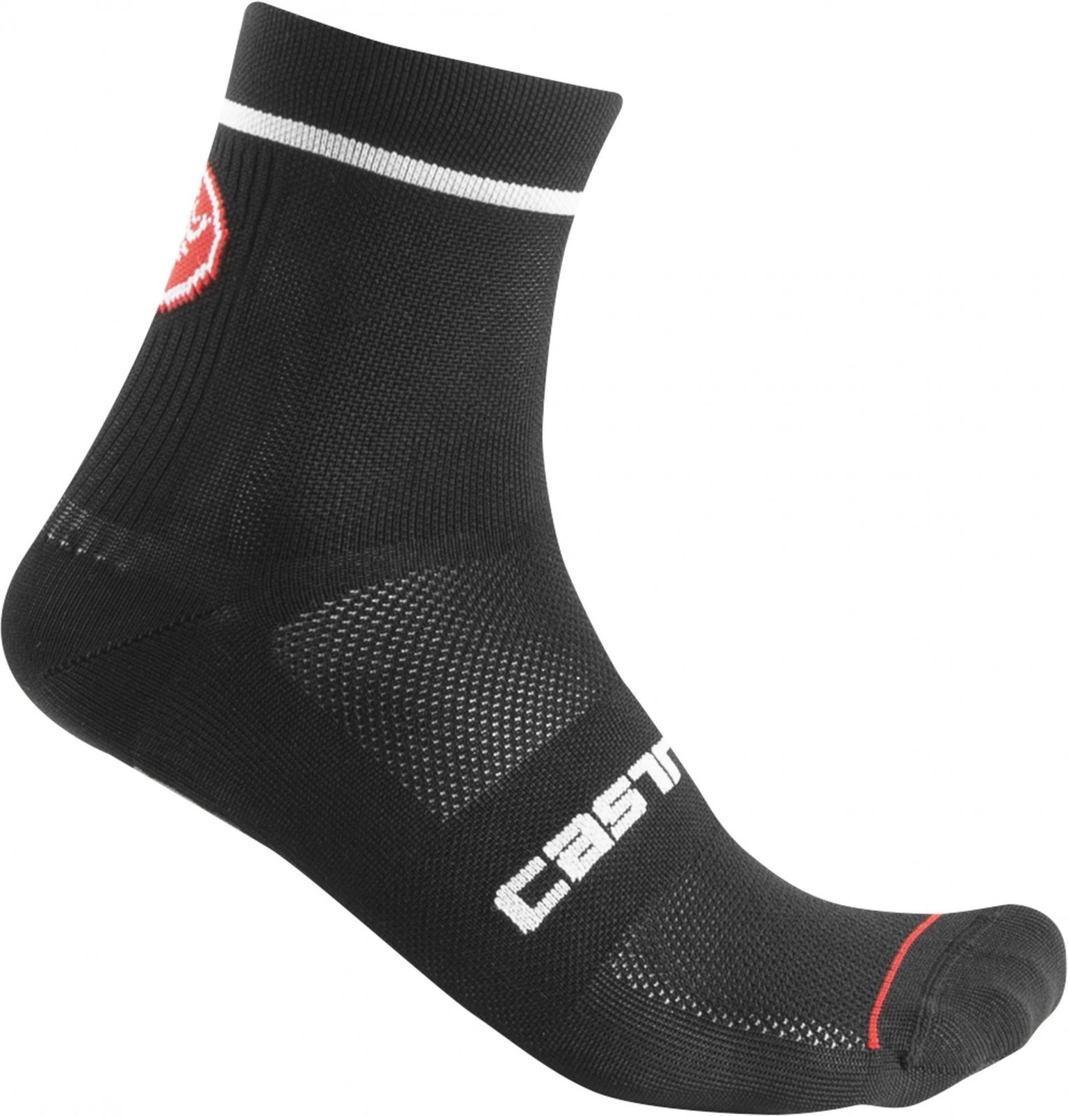 Castelli - sosete ciclism - Entrata 9 Sock - alb