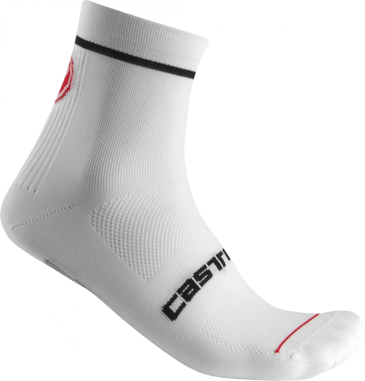 Castelli - sosete ciclism - Entrata 9 Sock - alb