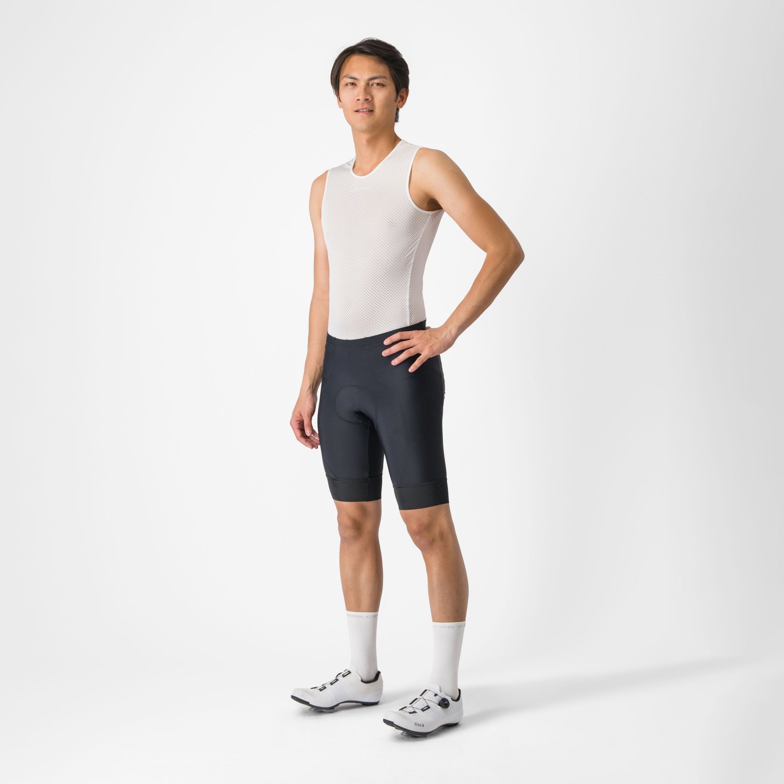Castelli - pantaloni ciclism scurti - Entrata 2 Short - negru