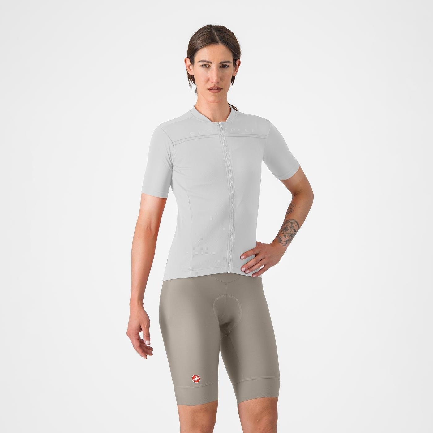Castelli - pantaloni ciclism scurti - Prima 2 W Short - negru | mov