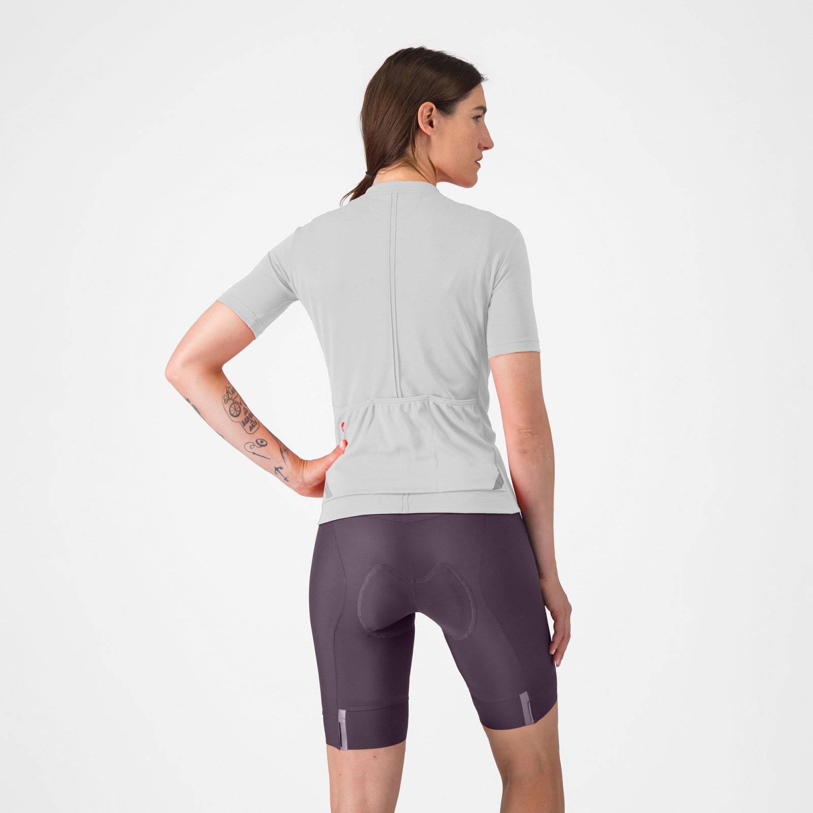 Castelli - pantaloni ciclism scurti - Prima 2 W Short - negru | mov