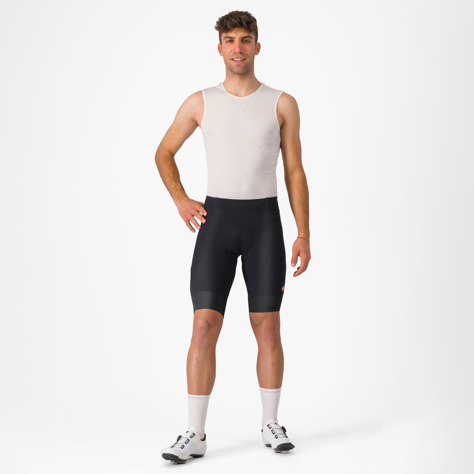 Castelli - pantaloni ciclism scurti - Endurance 3 Short - negru