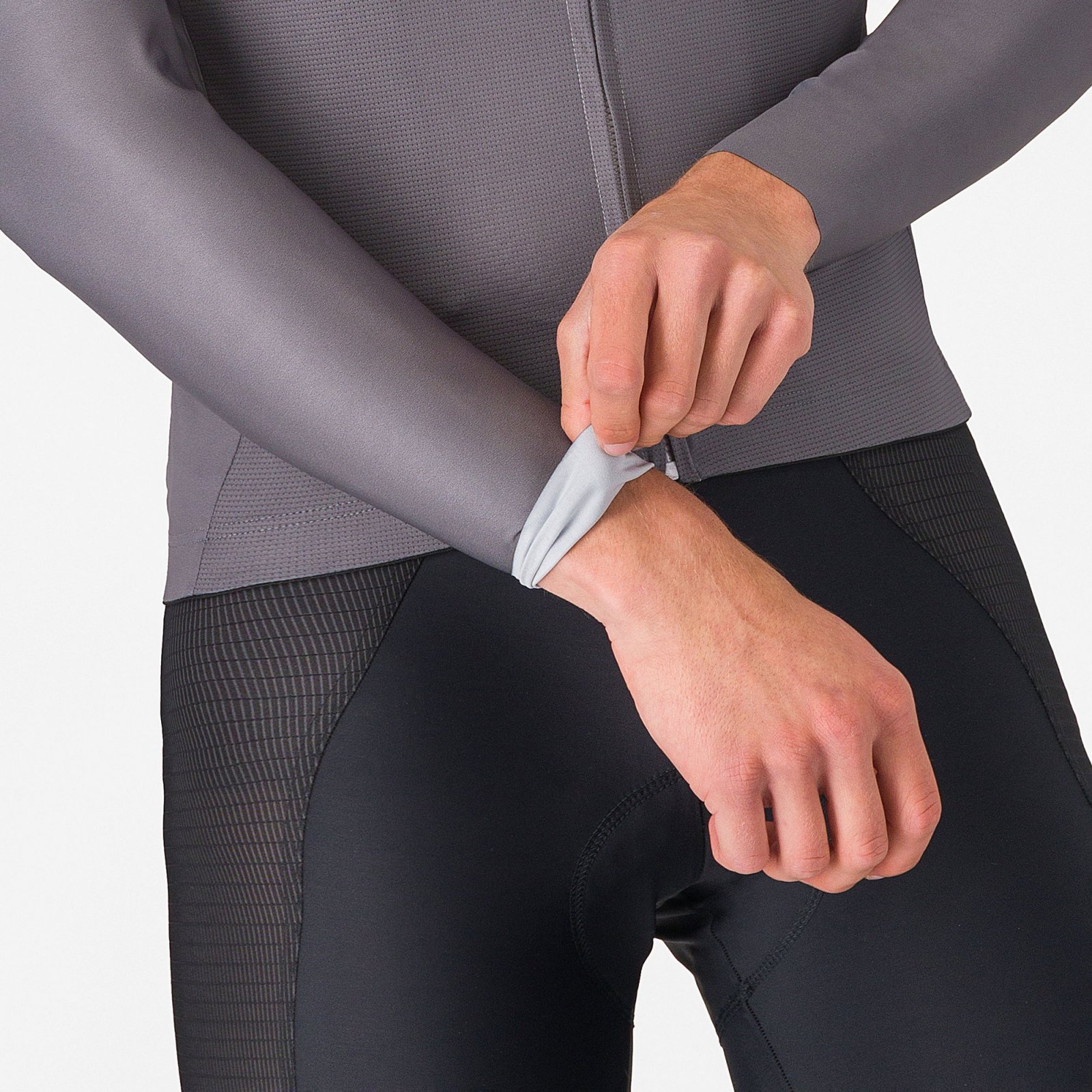 Castelli - tricou ciclism maneca lunga tailored fit cu protectie solara - Upf Long Sleeve Jersey - albastru azzurro