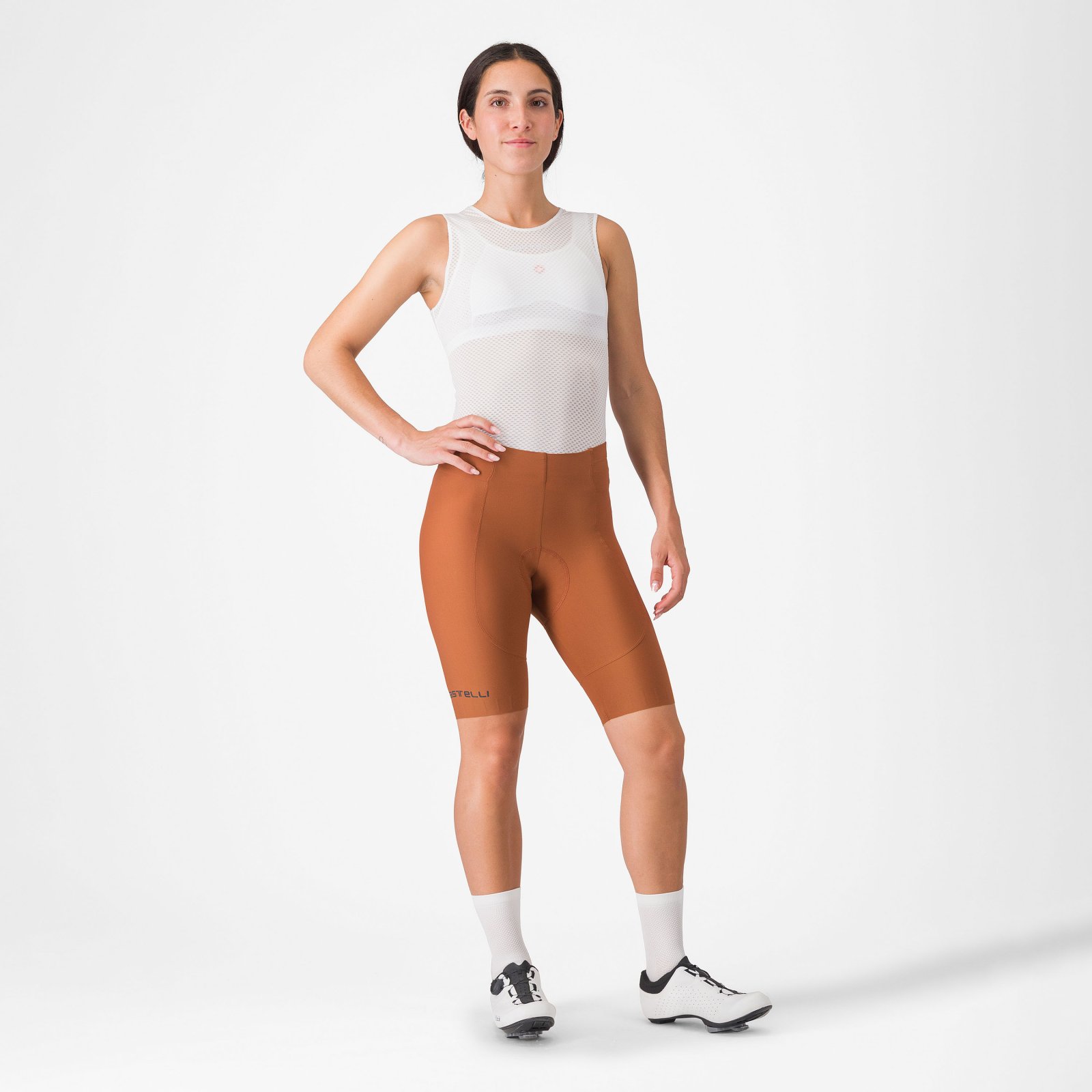 Castelli - pantaloni ciclism scurti - Espresso W Short - mocha