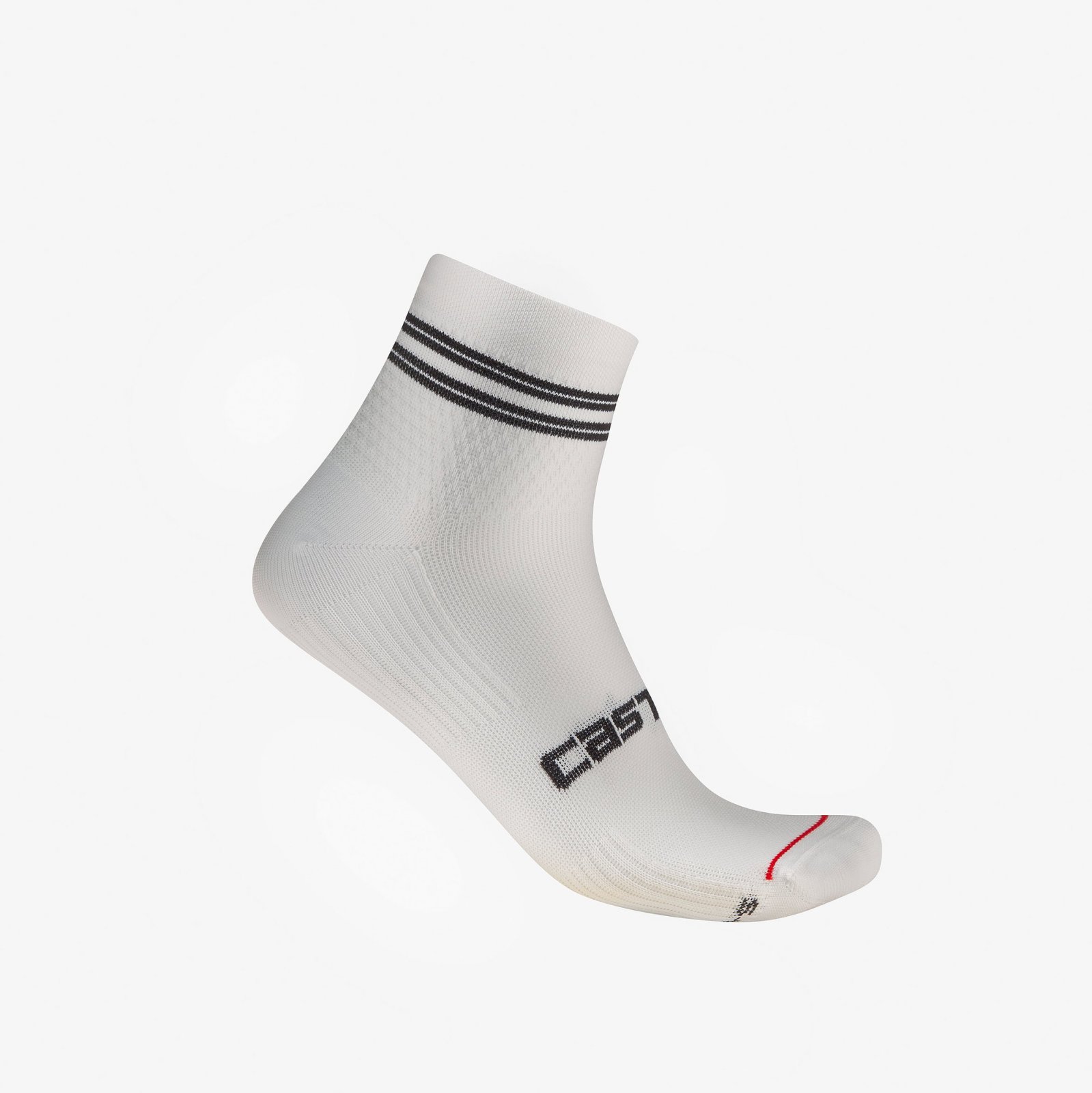 Castelli - sosete ciclism - Anima 7 Sock - alb