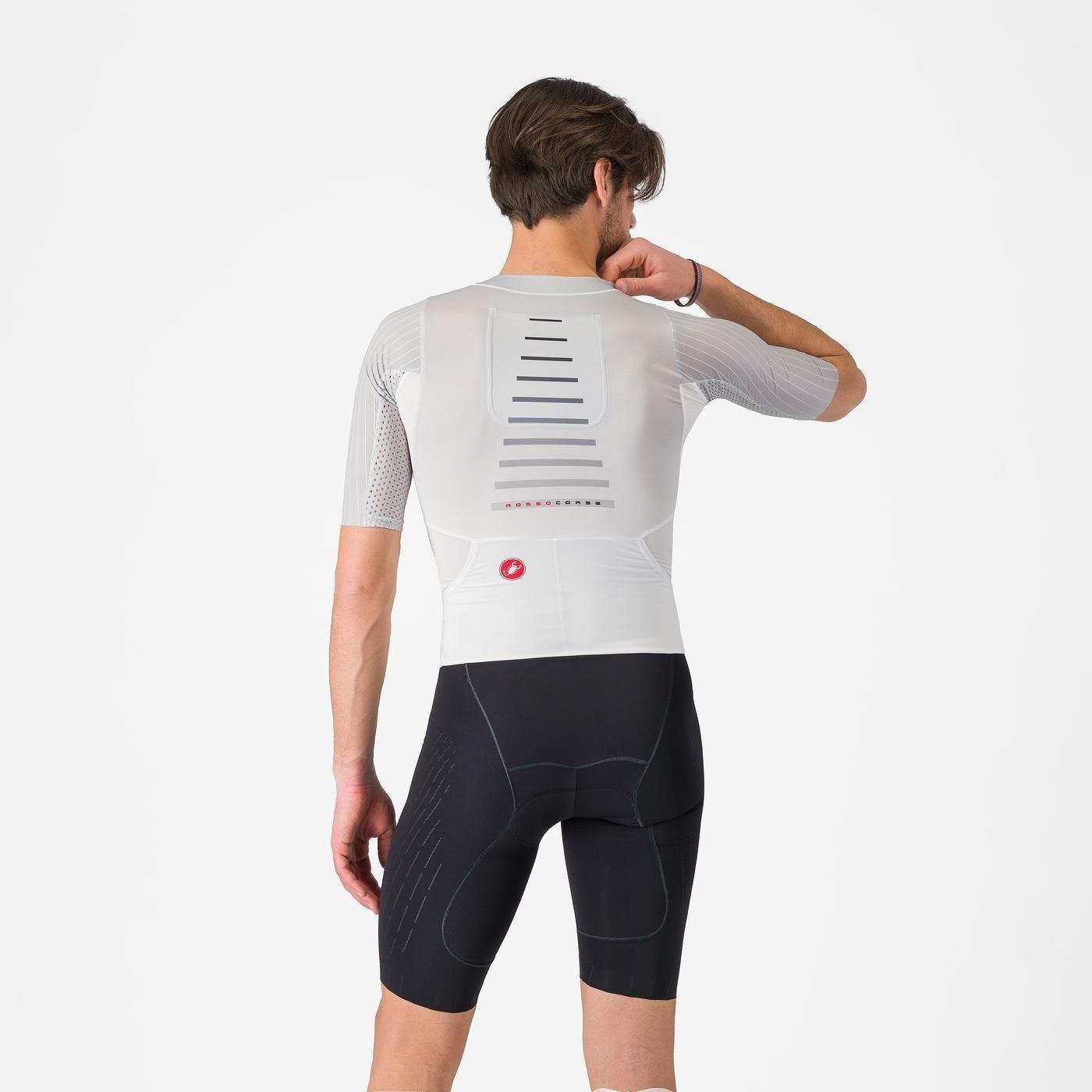 Castelli - costum triatlon cu maneca scurta - Free Sanremo 3 Suit Short Sleeve - negru
