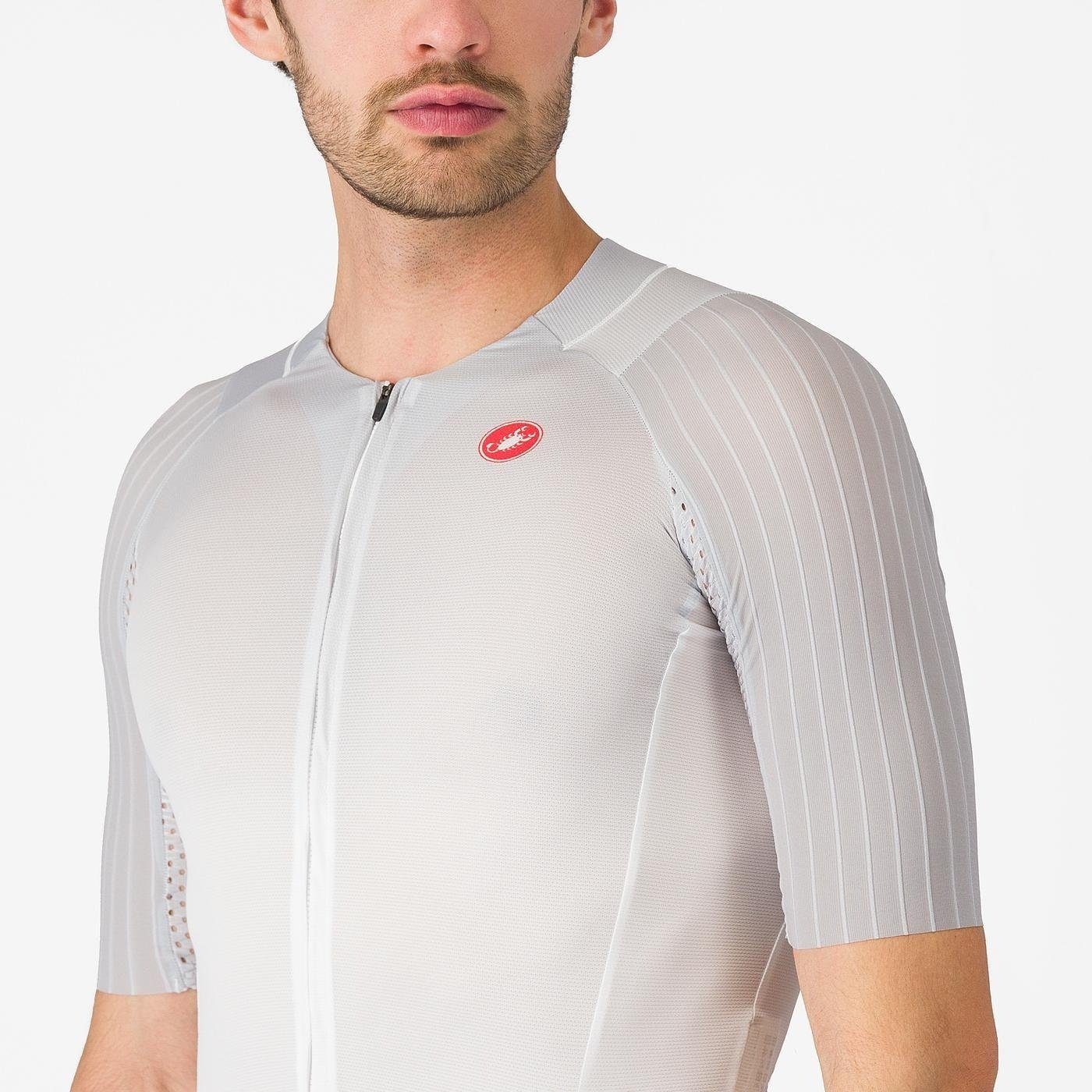 Castelli - costum triatlon cu maneca scurta - Free Sanremo 3 Suit Short Sleeve - negru