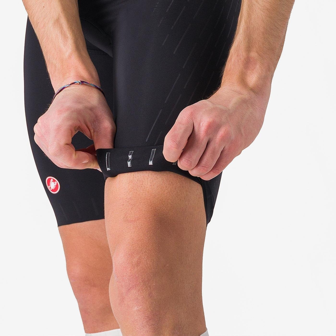 Castelli - costum triatlon cu maneca scurta - Free Sanremo 3 Suit Short Sleeve - negru