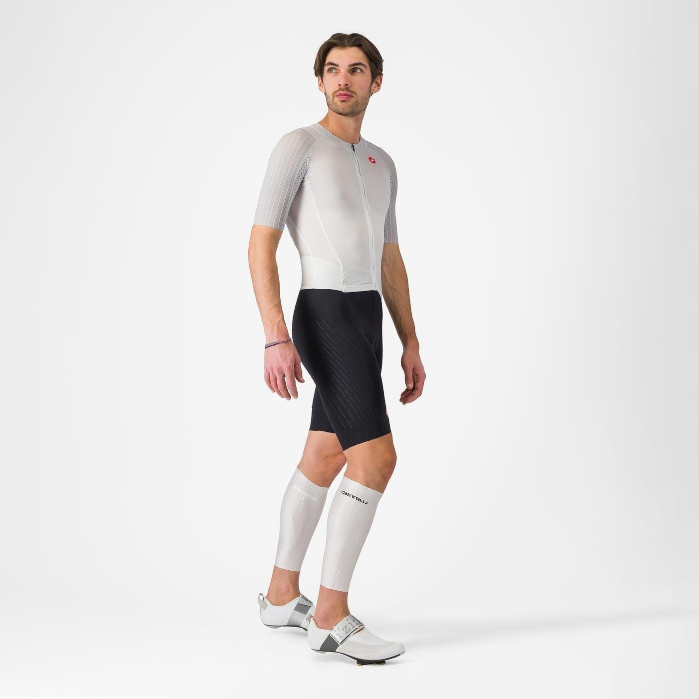 Castelli - costum triatlon cu maneca scurta - Free Sanremo 3 Suit Short Sleeve - negru