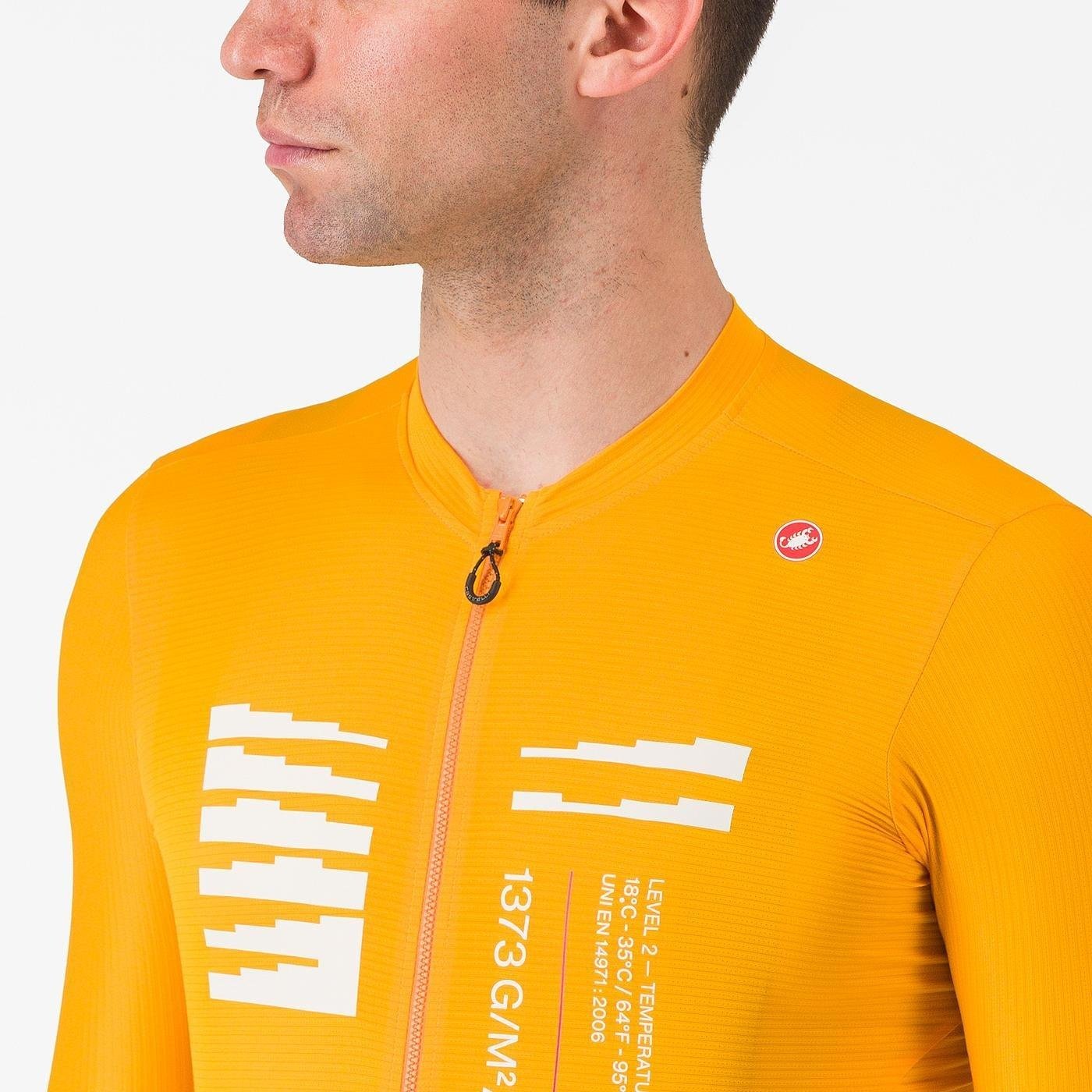 Castelli - tricou ciclism maneca scurta tailored fit - Espresso R--A/D Jersey - gri inchis Smokey
