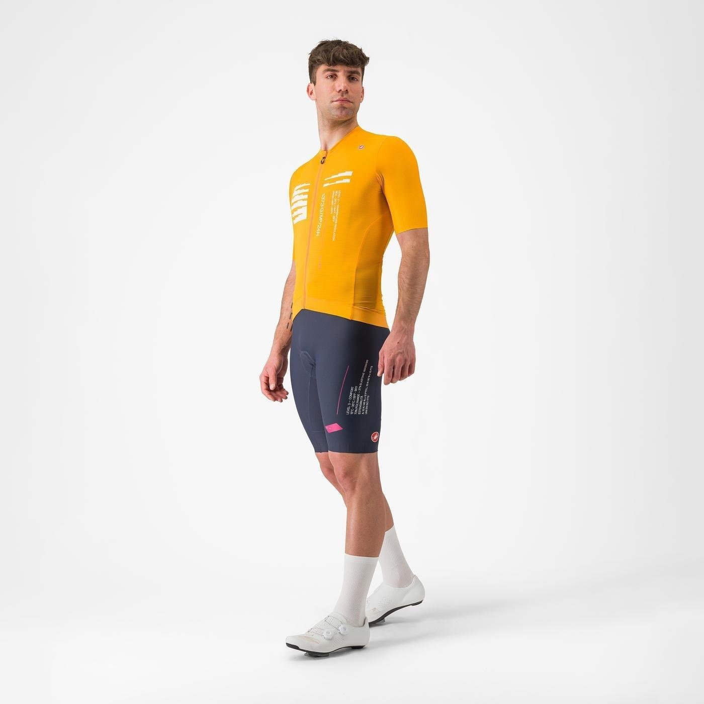 Castelli - tricou ciclism maneca scurta tailored fit - Espresso R--A/D Jersey - gri inchis Smokey