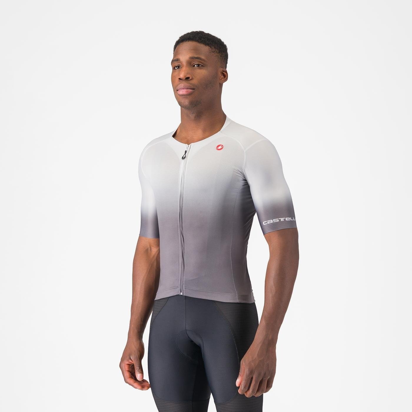 Castelli - tricou ciclism maneca scurta tailored fit cu protectie solara - Upf Jersey - 20-38 gr C - albastru azzurro