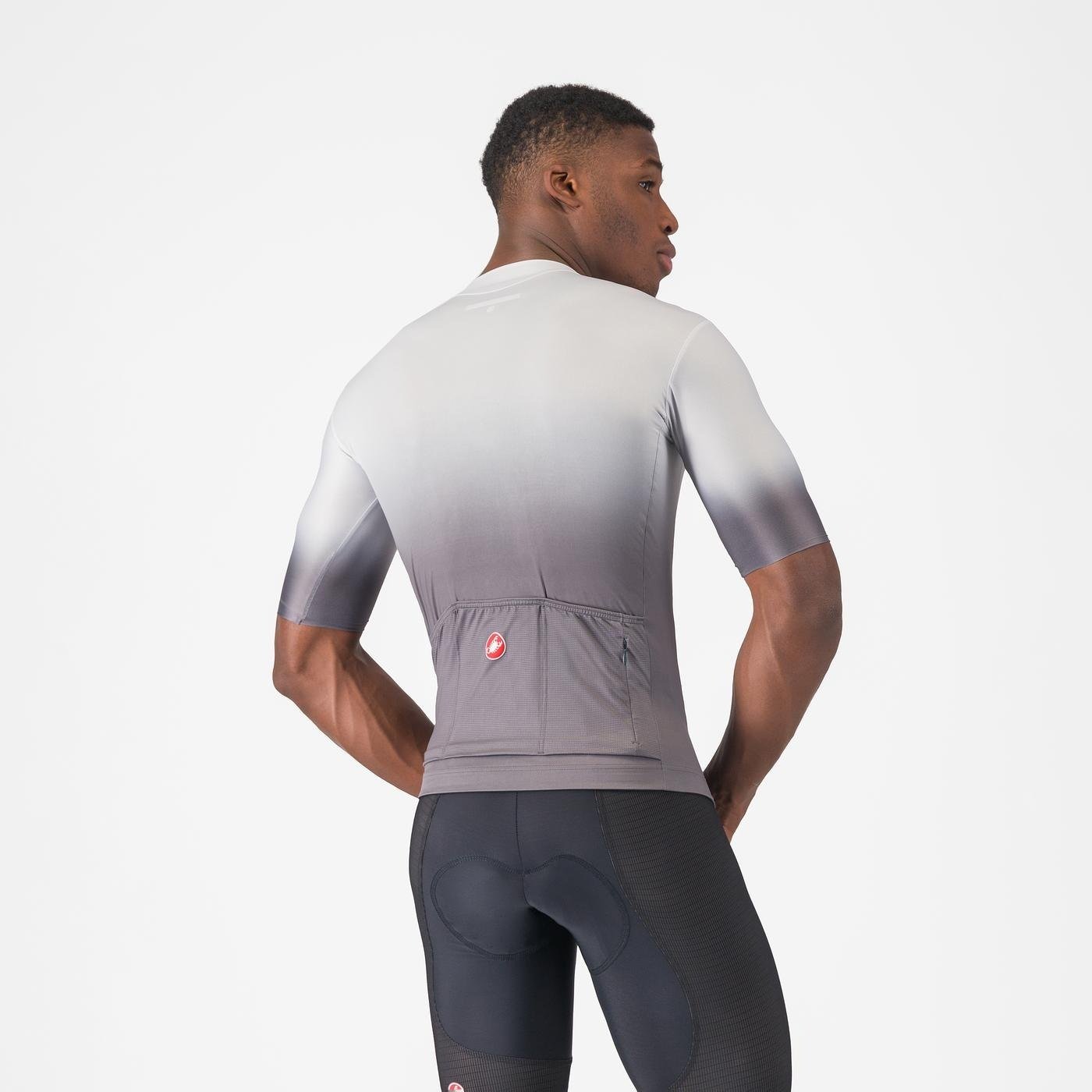 Castelli - tricou ciclism maneca scurta tailored fit cu protectie solara - Upf Jersey - 20-38 gr C - albastru azzurro