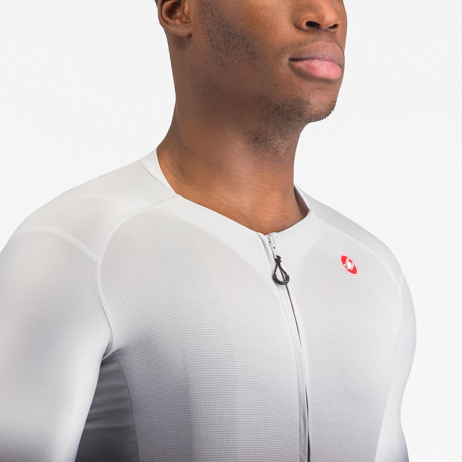 Castelli - tricou ciclism maneca scurta tailored fit cu protectie solara - Upf Jersey - 20-38 gr C - albastru azzurro