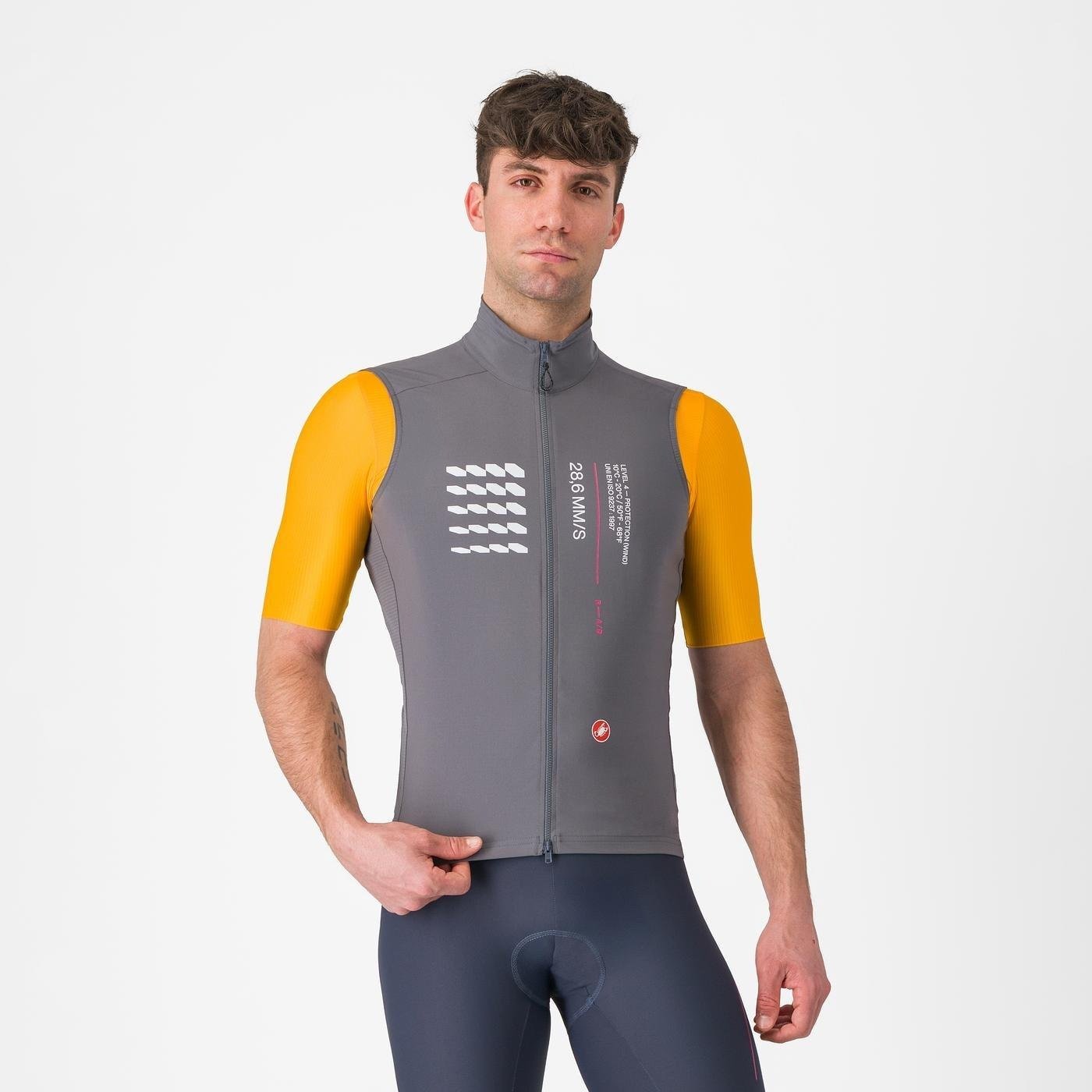 Castelli - vesta ciclism - Espresso R--A/D Vest - gri inchis Smokey