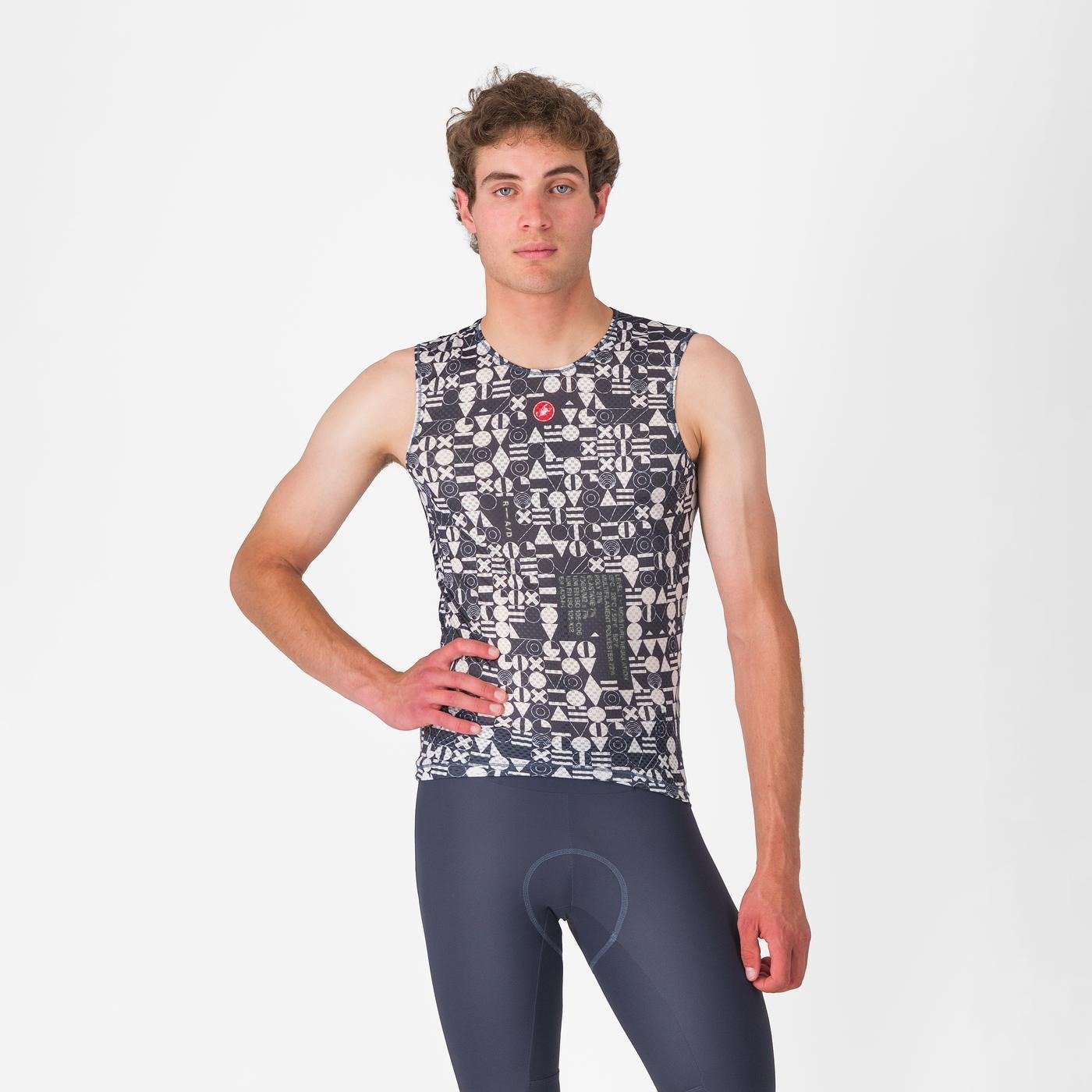 Castelli - bluza de corp fara maneci - Espresso R--A/D Baselayer - albastru Twilight