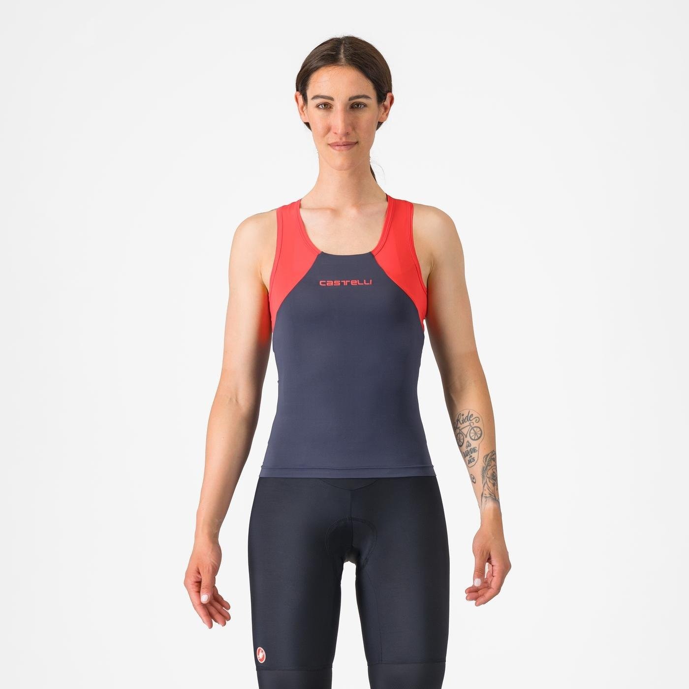 Castelli - maiou ciclism - Sole W Top - negru