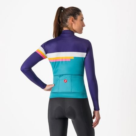 Castelli - tricou maneca lunga W 12-18 gr C - Tornare - mov | bleu