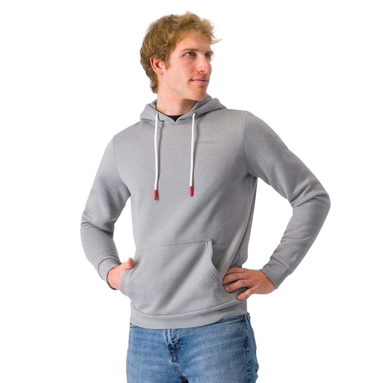 Castelli - hanorac - Classico Hoodie - gri