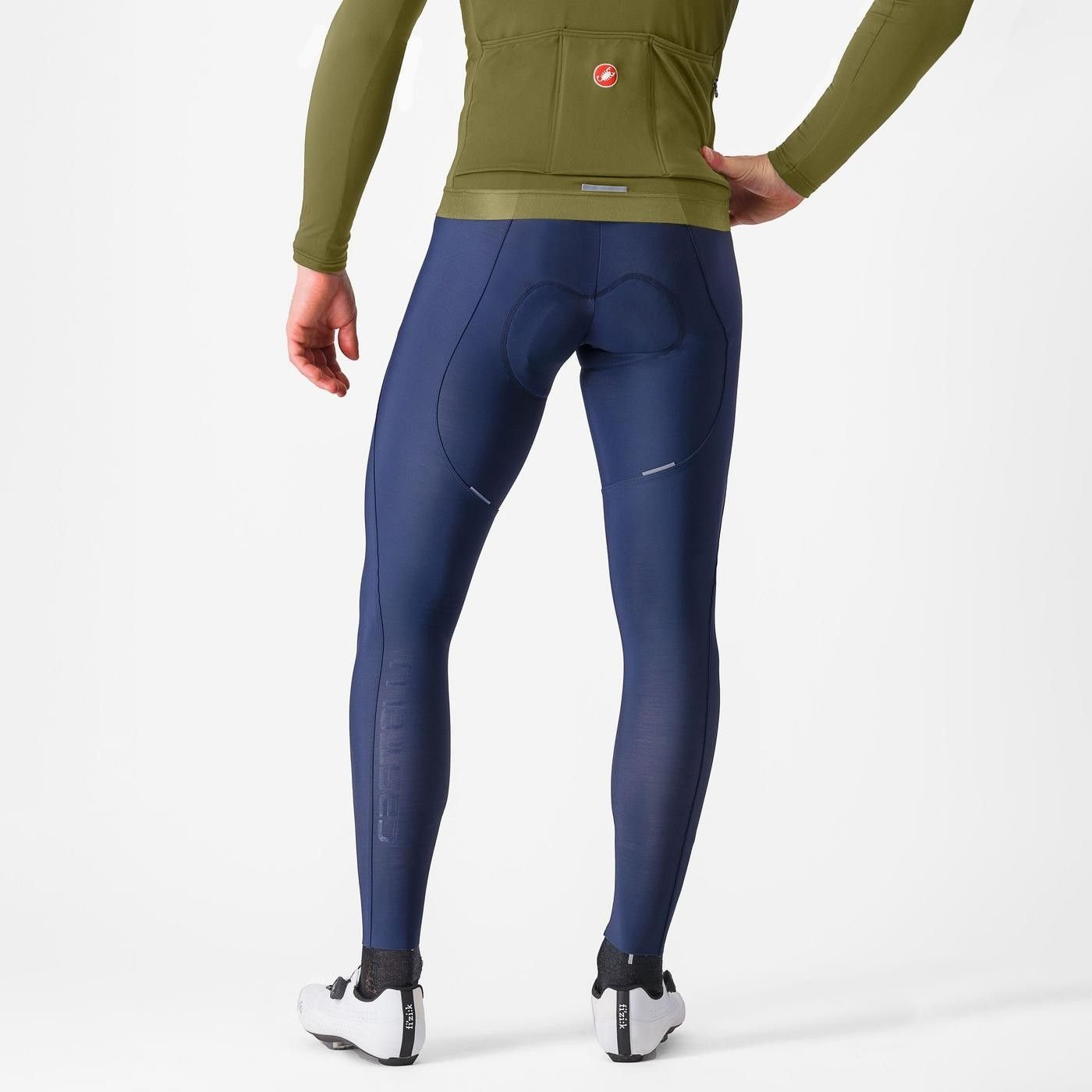 Castelli - pantaloni lungi cu bretele 4-15 gr C - Espresso - indigo