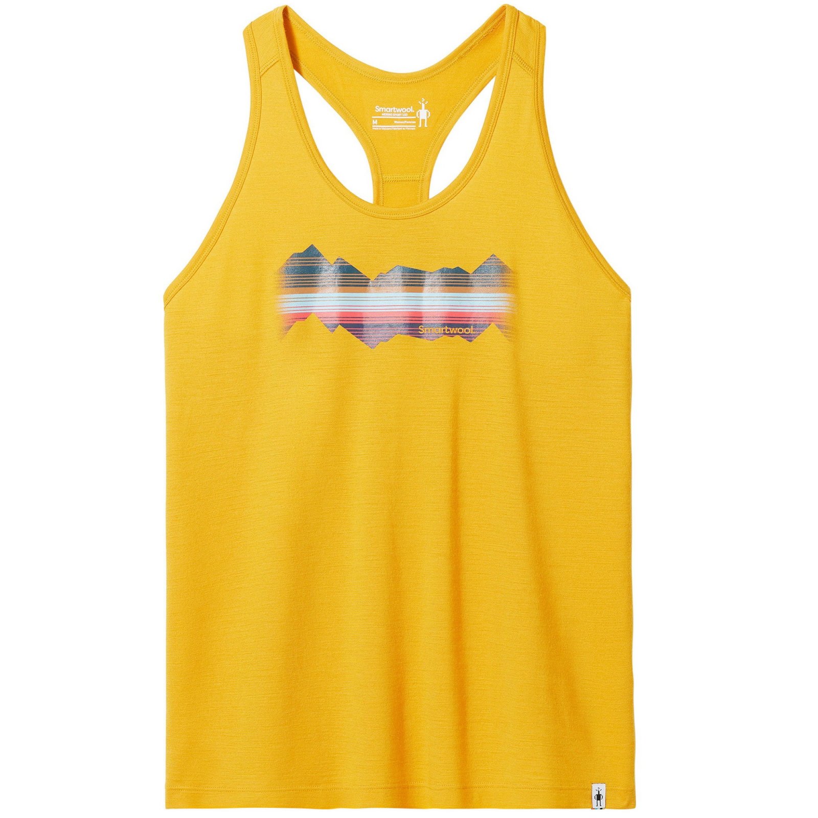 Smartwool - maiou sport femei Mountain Horizon Graphic W Tank - galben miere