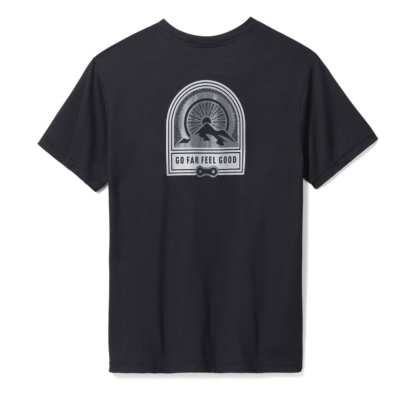 Smartwool - tricou sport unisex maneca scurta Dawn Rise Graphic Short Sleeve Tee - negru