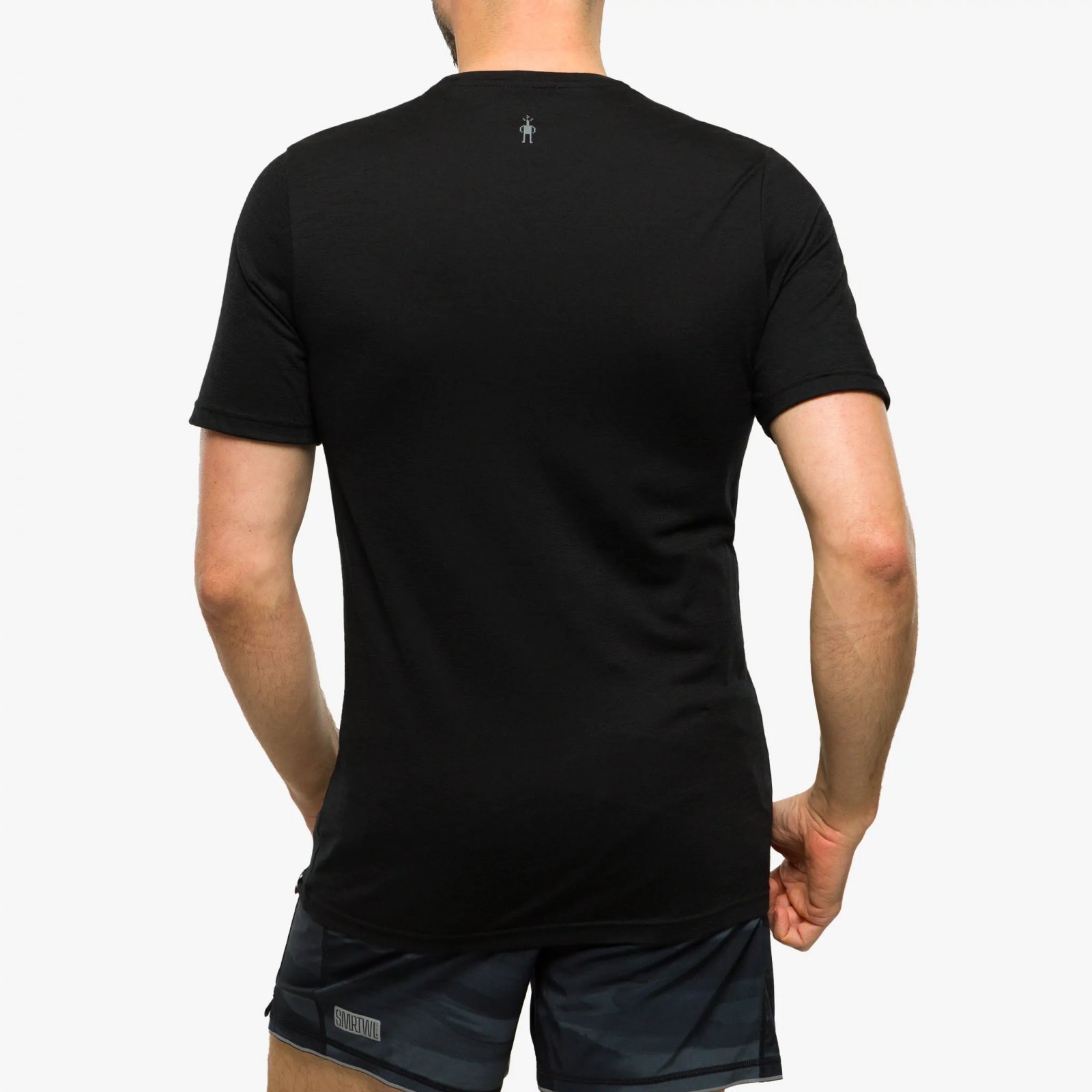 Smartwool - tricou sport unisex maneca scurta Mountain Horizon Graphic Short Sleeve Tee - negru