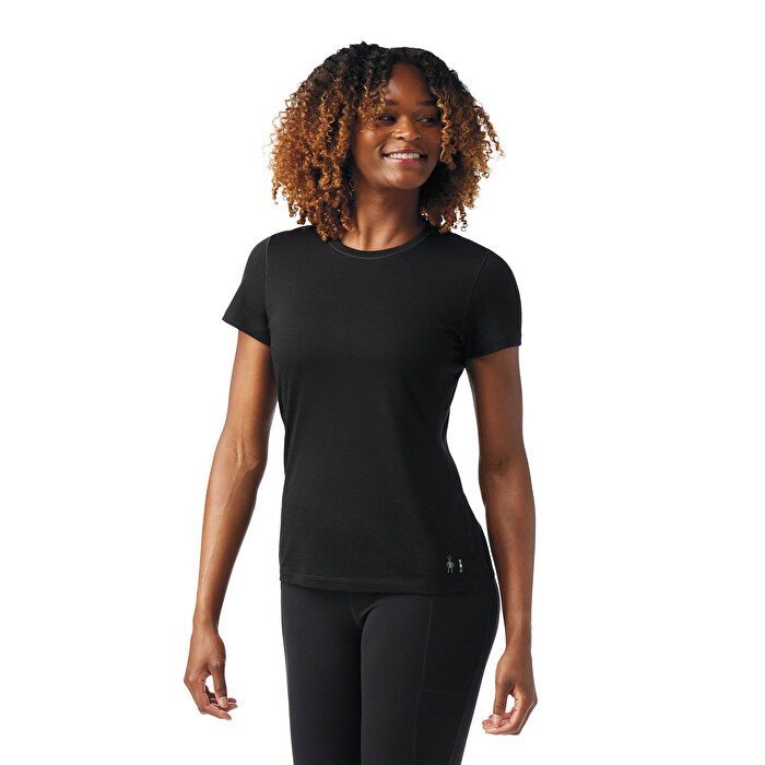 Smartwool - tricou merino - Merino Short Sleeve Tee Boxed W - negru
