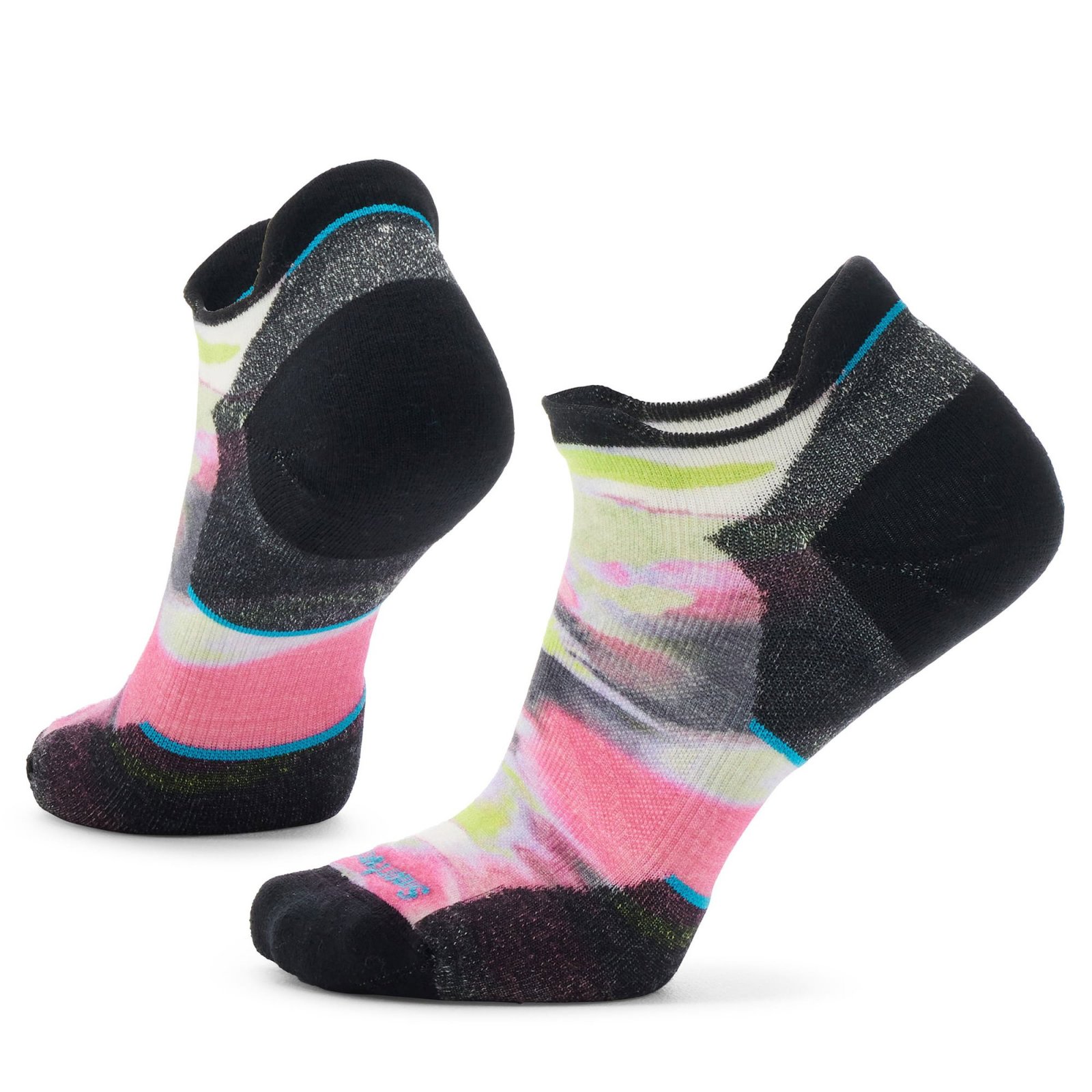 Smartwool - sosete merino - Run Targeted Cushion Brushed Print Low Ankle Socks W - Roz