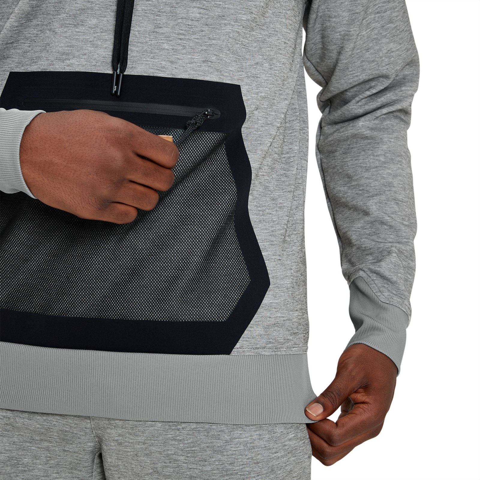 On Cloud - hanorac sport pentru barbati On new Hoodie - gri deschis negru